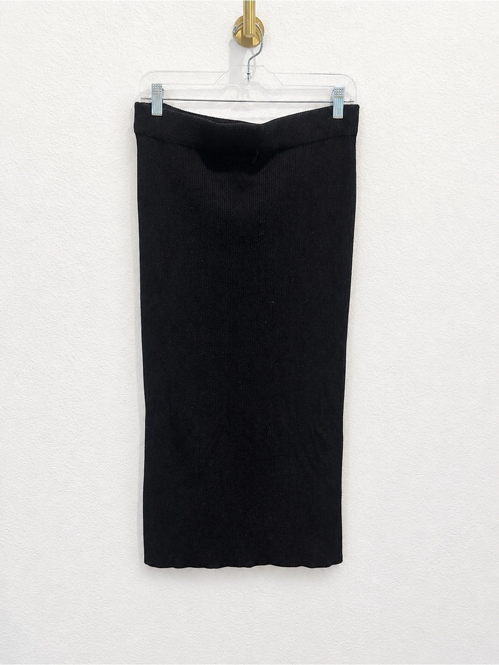 NWT Halogen Black Knit Skirt